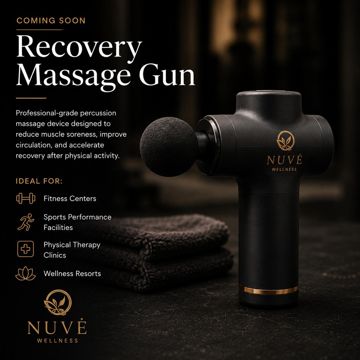 NUVÉ Elite Recovery Massage Gun